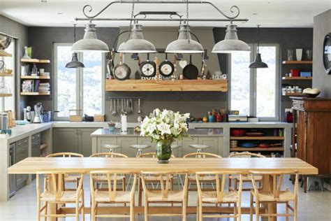 10 Layout Design Ideas of An Open Plan Kitchen