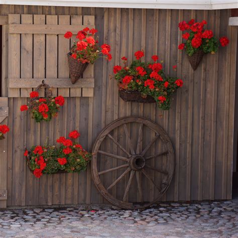 Fotos Gratis Madera Flor Ventana Cobertizo Rojo Port N Puerta