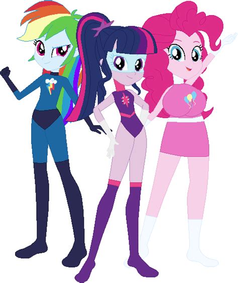 Equestria Superhero Girls Trio By Sturk Fontaine On Deviantart