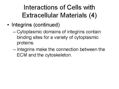 CHAPTER 7 Interactions Between Cells and Their Environment