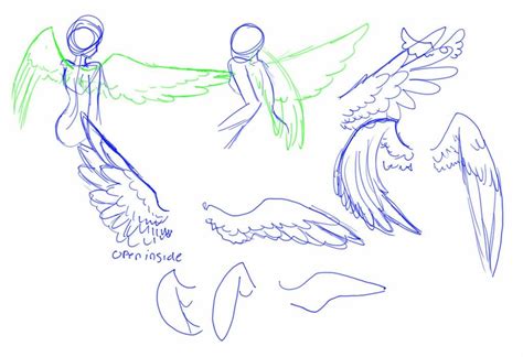 Wings Sketch Wings Drawing Wings Art Drawing Base Body Reference