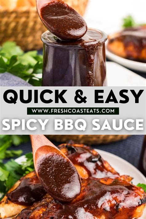 Spicy BBQ Sauce Hot BBQ Sauce Fresh Coast Eats