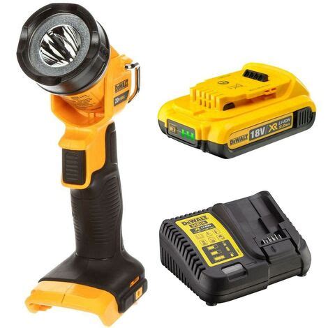 Dewalt DCL040N Cordless 18v XR Light Torch XR Pivot Head Battery