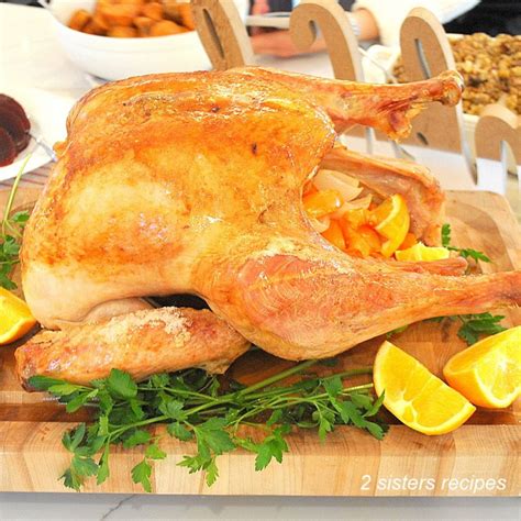 Roasted Thanksgiving Turkey - 2 Sisters Recipes by Anna and Liz