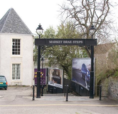 Market Brae Steps Inverness Top Of The Steps Near Hill Pl The