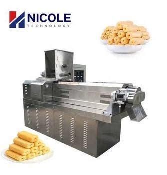 Industrial Automatic Puffed Core Filling Snacks Making Machine Puffed