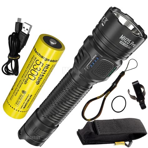 Nitecore MH25 Pro 3300 Lumens White Light Ultra Long Range USB C