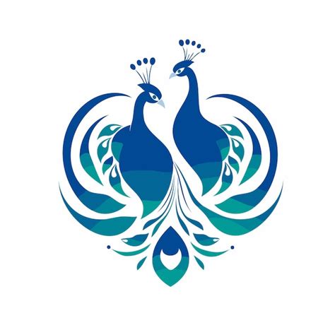 Premium Vector Peacock Logo Template Vector Illustration Of Beautiful