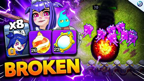 Fireball Broom Witches Is A Perfect Combination Th16 Attack Strategy Clash Of Clans Event