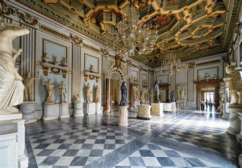 One Of The Halls Of The Capitoline Museum In Rome Stock Editorial