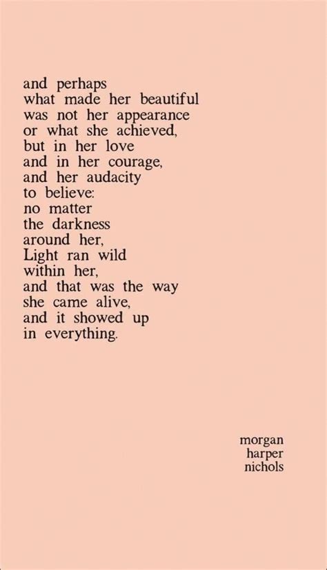 Morgan Harper Nichols Quotes And Perhaps What Made Her Beautiful