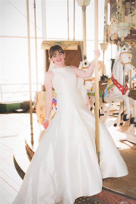 Blackpool wedding - North Pier Carousel | Wedding dresses, Wedding, One shoulder wedding dress