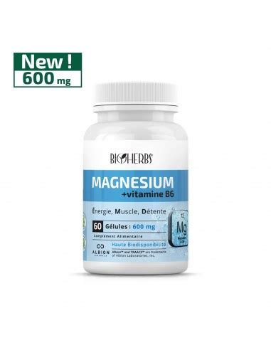 Magn Sium Bisglycinate G Lules Bioherbs