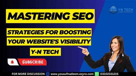 Mastering Seo Strategies For Boosting Your Websites Visibility Youtube