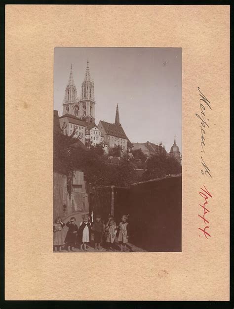 Fotografie Brück Sohn Meissen Ansicht Meissen i Sa Blick auf