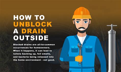 How to Unblock a Drain Outside #infographic - Visualistan