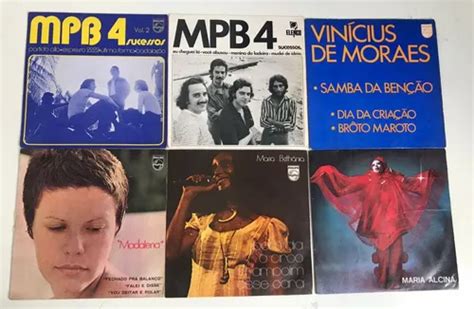 Lote De 6 Compactos Mpb Anos 70 Elis Regina Vinicius Mpb4