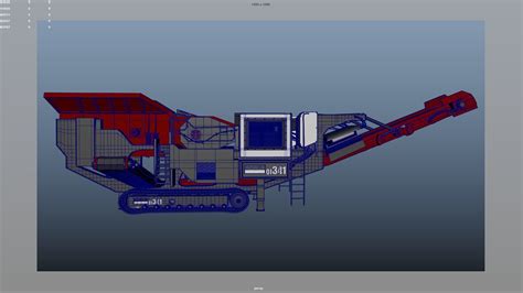 Stone Crusher SandVik 3D model animated | CGTrader