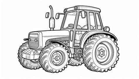 Dibujo De Tractor Para Colorear Dibujos Para Imprimir