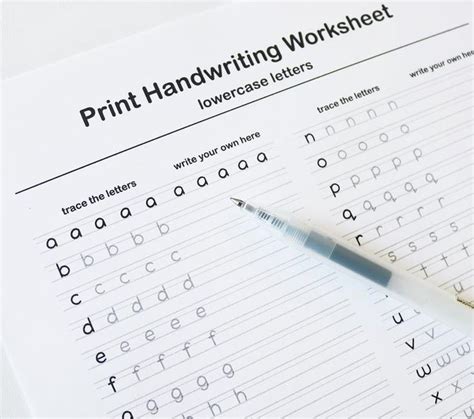 Neat Handwriting Practice Sheets