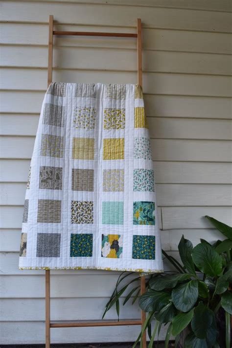 Pdf Pattern For Frolic Cot Crib Throw Size Patchwork Quilt Modern