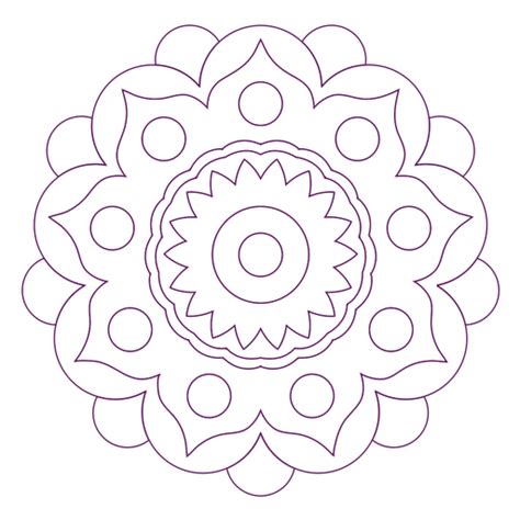 Dise O Png Y Svg De L Nea De Mandala Holi Para Camisetas