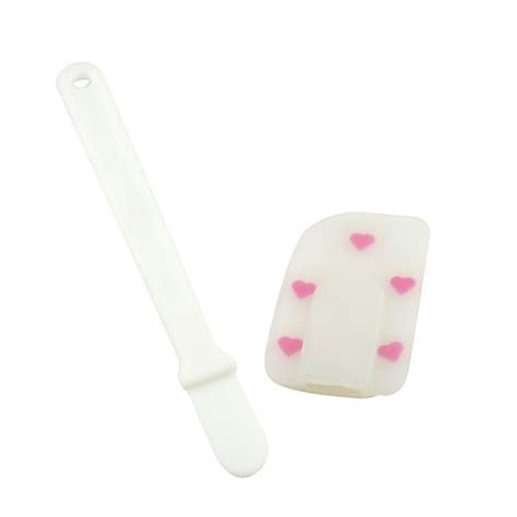 2win2buy Flexible Silicone Spatulas Essential Bakeware Tool Heart