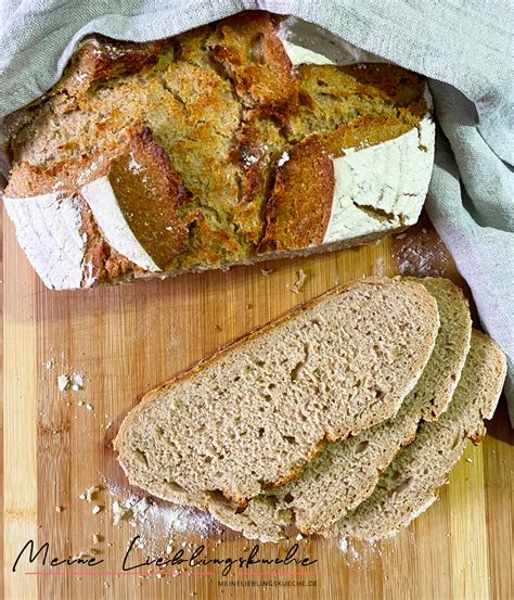 Roggen Weizen Mischbrot Mit Sauerteig