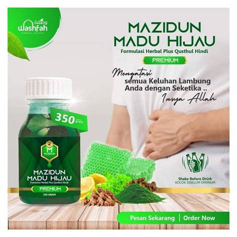 HIJAU ORI Original Green Honey Stomach Acid Medicine Gastric