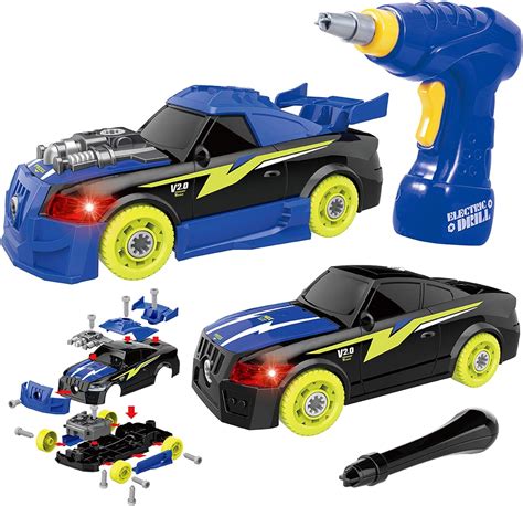 Gilobaby 26 Pieces Take Apart Toys For Boys Racing Car