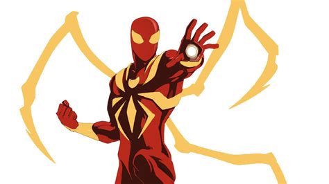 Spider Man Iron Spider Minimalist Wallpaper By Leoheart7 On Deviantart