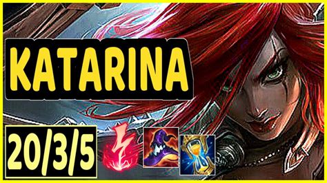 KATARINA VS AKALI 20 3 5 KDA MID GAMEPLAY YouTube