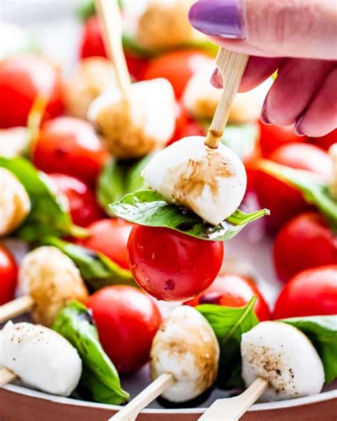 Mini Caprese Salad Bites Jo Cooks