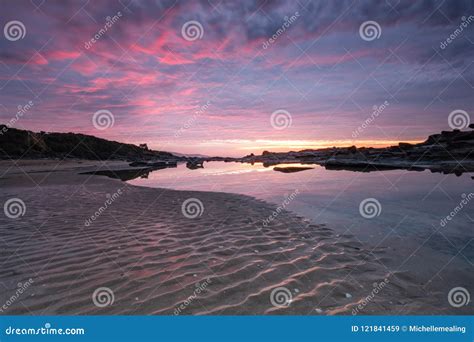 Sunrise Alongside the Great Ocean Road in Australia Stock Image - Image ...