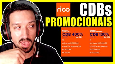 CDB 400 Do CDI E 130 Do CDI Da RICO QUANTO RENDE YouTube