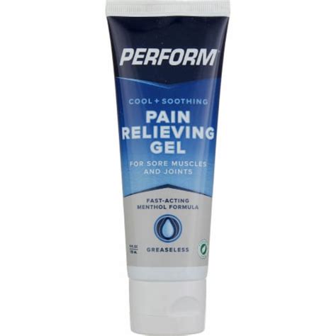 Perform Cool Soothing Pain Relieving Gel 4 Fl Oz 4fl Oz Kroger