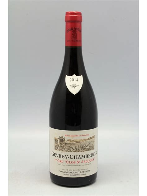 Armand Rousseau Gevrey Chambertin Er Cru Clos Saint Jacques