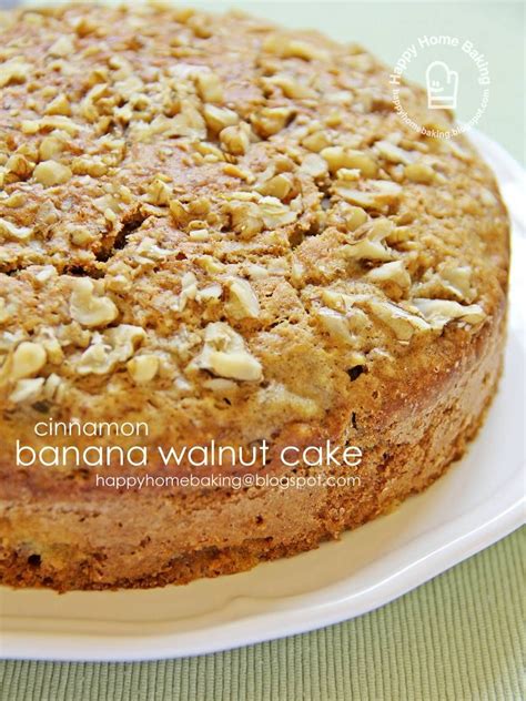 Happy Home Baking Nothing Special Banana Recipes Banana Walnut Cake