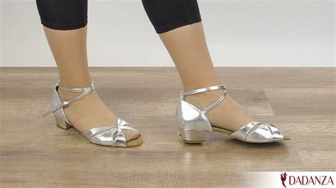 Diamant Y Variospin Damen Tanzschuh In Silber Youtube