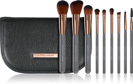 Nude By Nature Professional Brush Set Make Up Brush Set With Pouch Notino Ie