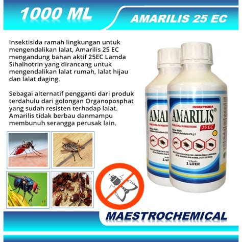 Jual Amarilis 25 EC 1 Liter Obat Nyamuk Fogging Shopee Indonesia