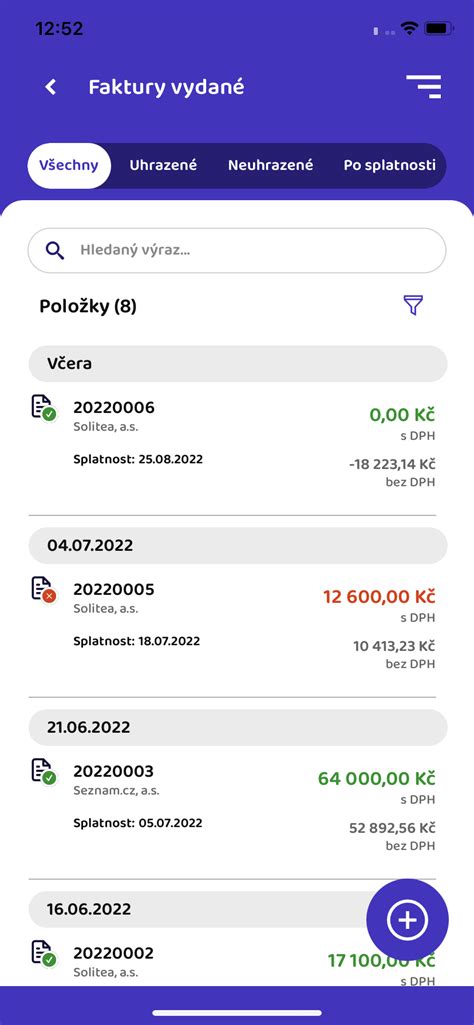 S mobilní aplikací fakturujte třeba z vlaku nebo chalupy iDoklad