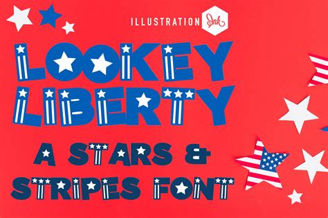 Lookey Liberty Font By Illustration Ink · Creative Fabrica