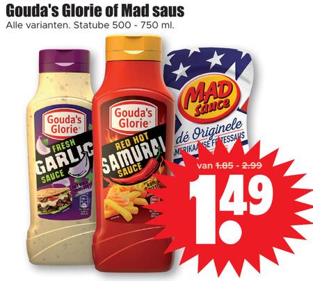 Goudas Glorie Snacksaus Folder Aanbieding Bij Dirk Details