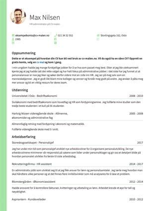 CV maler som hjelper deg med å finne drømmejobben din Cv malen no