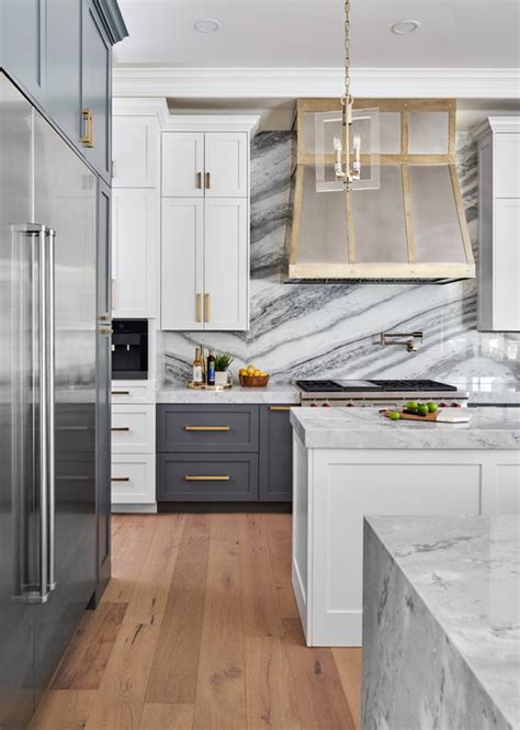 Grey Kitchen Cabinets With White Quartz Countertops Wow Blog