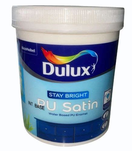 Dulux Stay Bright Water Based Pu Satin Enamel Paint Ltr At Best