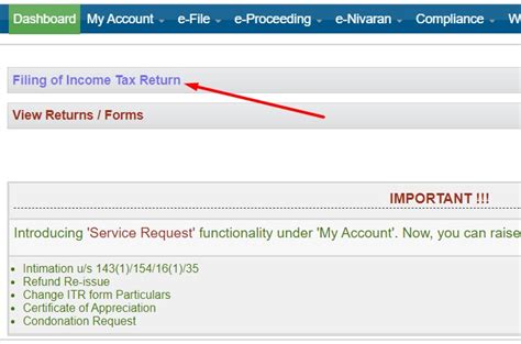 Efilling Income Tax Return Efiling For Ay 2020 21 Fy 2019 20