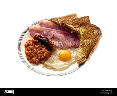 Full English Breakfast Stock Photo Alamy