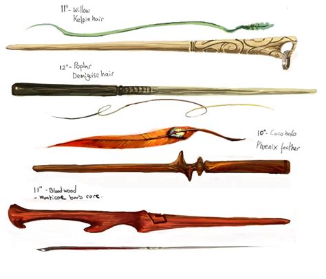 Wand designs by oneoftwo on deviantART | Harry potter wand, Wands ...